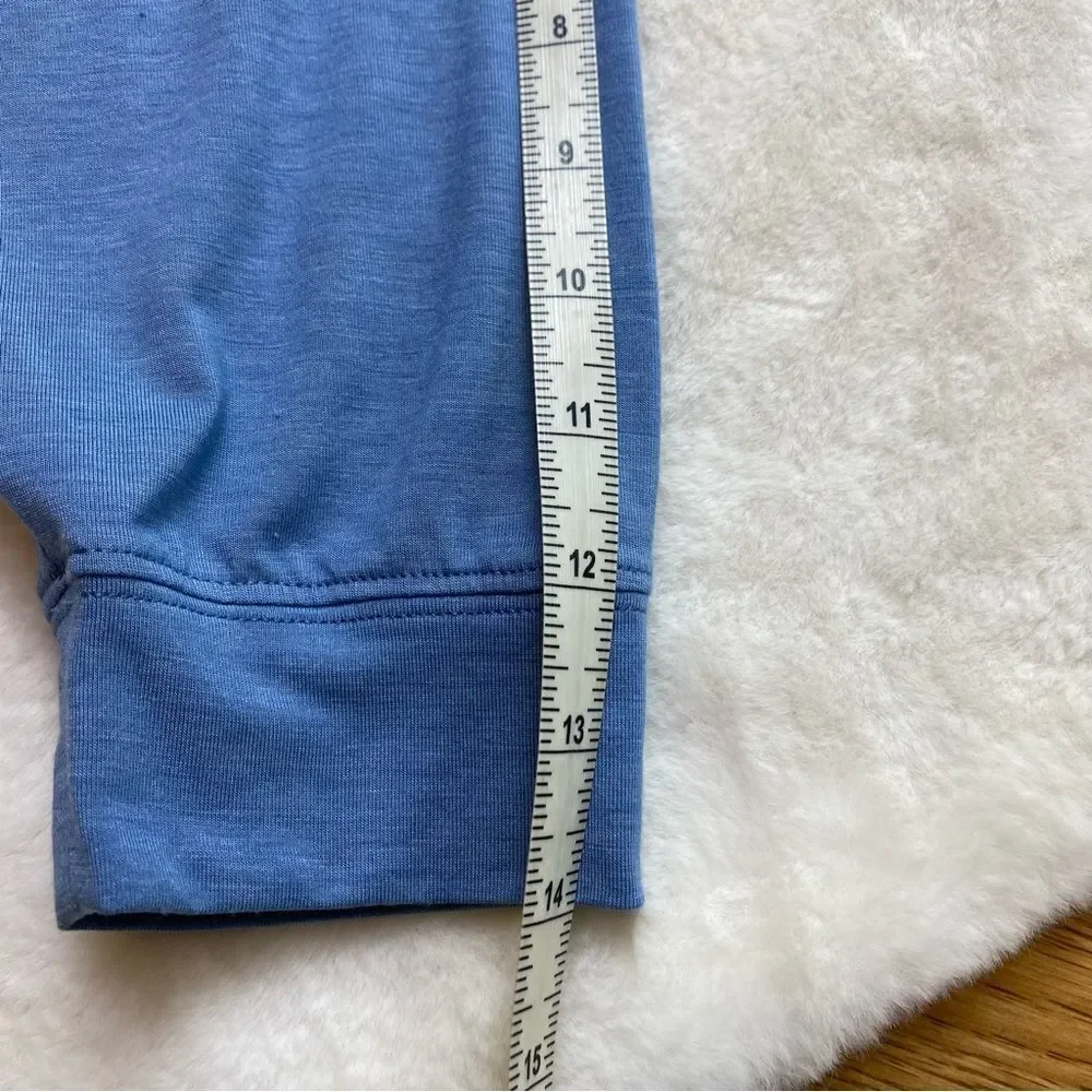 Athleta Blue Tranquility Top Size Small